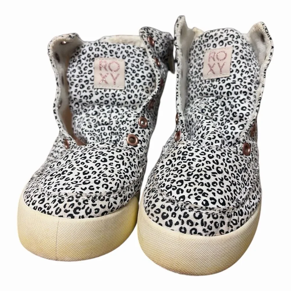 Roxy girls Camy High Top Girls Sneakers Zip Sides Youth 1